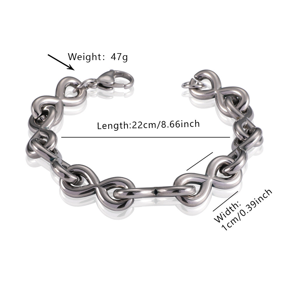 Stainless Steel Cuban Link Bracelet