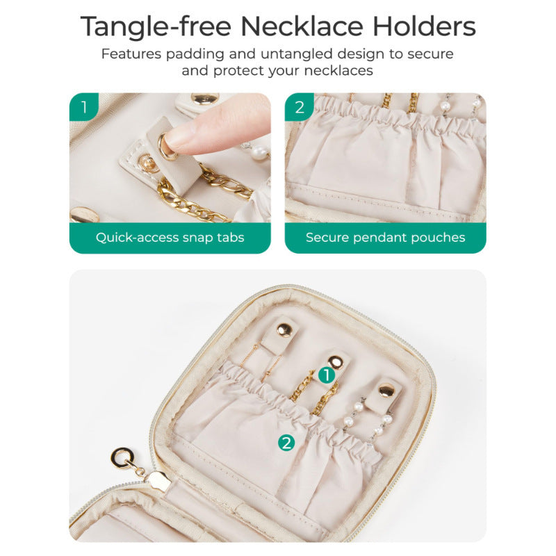 Travel Jewelry Organizer Case