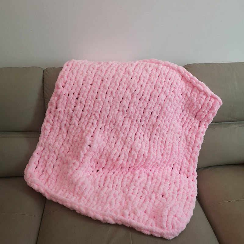 Cloud-Soft Knitted Throw Blanket