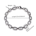 Stainless Steel Cuban Link Bracelet